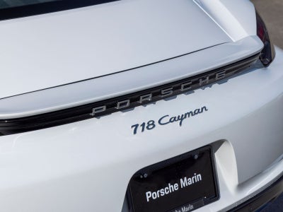 2018 Porsche 718 Cayman