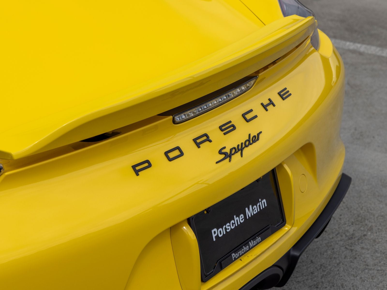 2016 Porsche 718 Boxster Spyder
