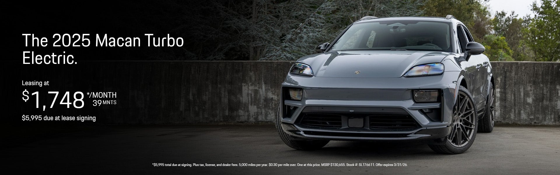 2025 Macan Turbo Electric Lease Special