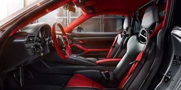  Porsche 911 GT2 RS Interior Red and Black Seats Mill Valley CA