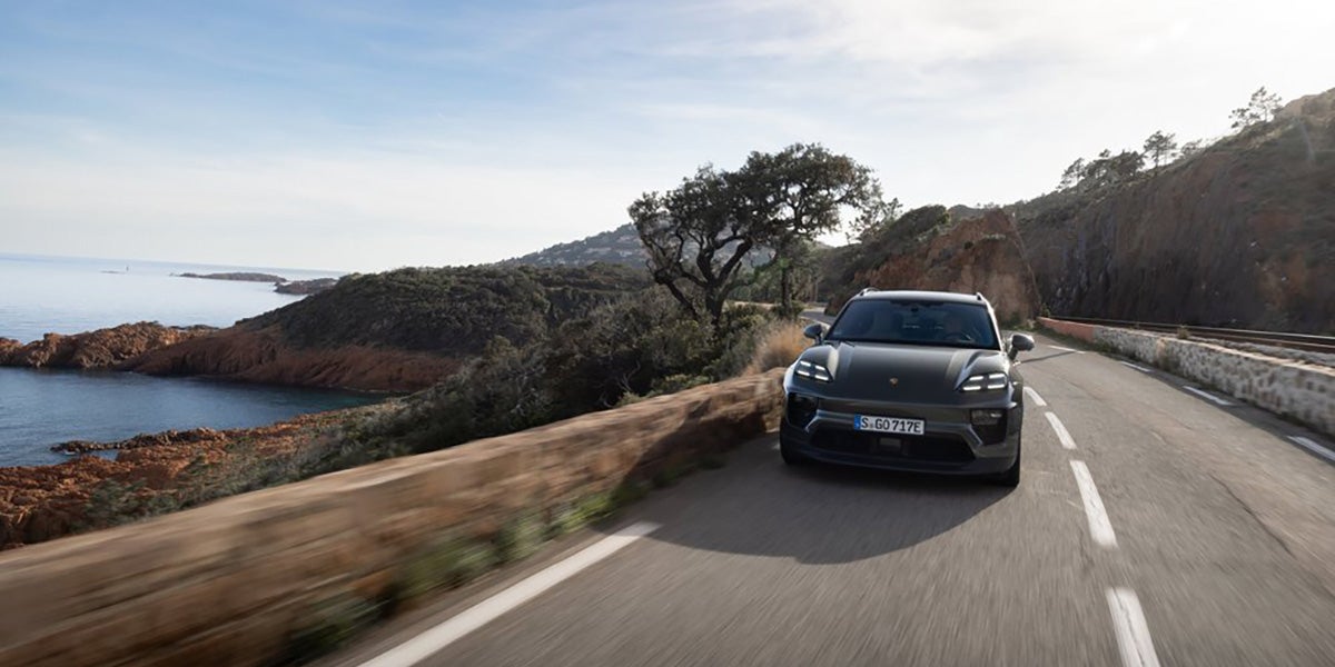 2025 Porsche Macan 4 Electric side view in Mill Valley, CA