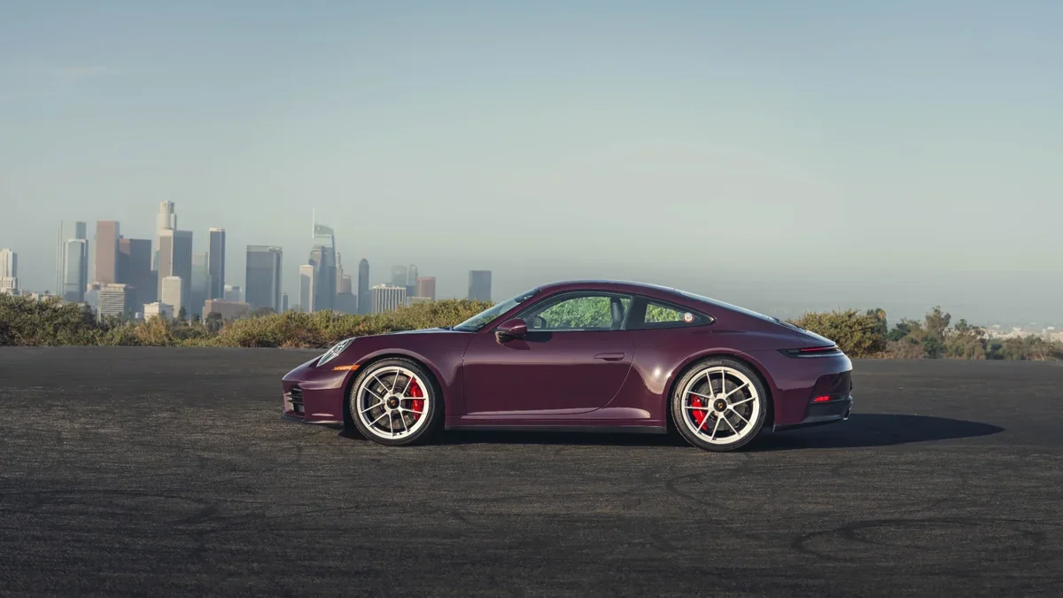 2027 Porsche 911 Carrera S MT Package side profile.